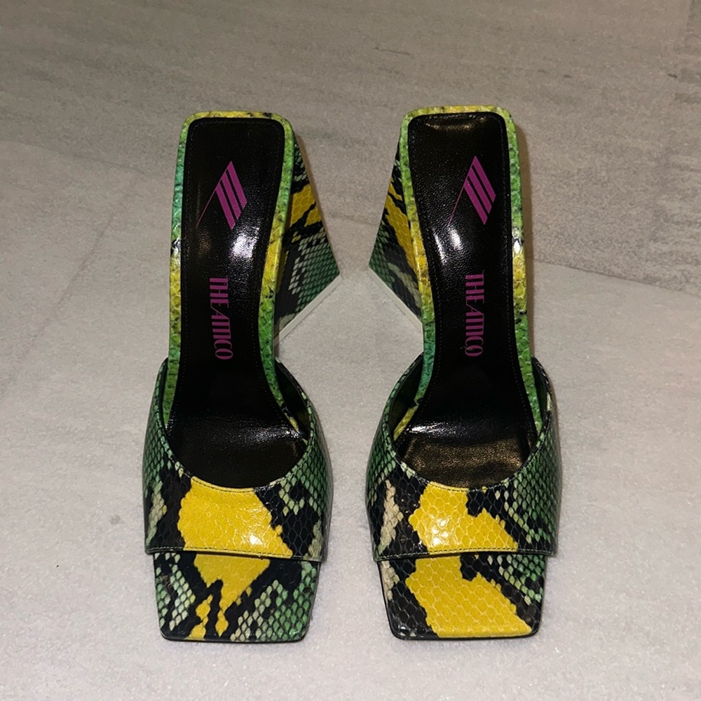 The Attico Devon size 8 (38) Green Snake